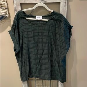 Green Boxy Dolman Sleeve Top